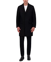 Kenneth Cole Men's Slim Fit Peak Lapel Topcoat