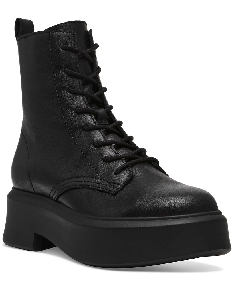 Steve Madden Women's Jazmin Lace-Up Combat Booties