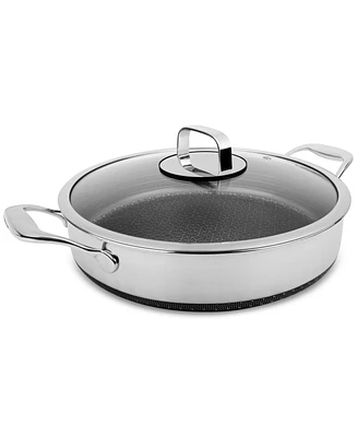 Livwell DiamondClad 5-Qt. Hybrid Nonstick Stainless Steel Saute Pan and Lid