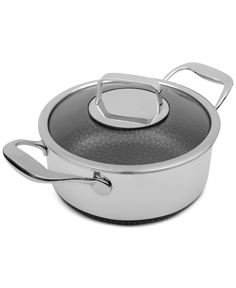 Livwell DiamondClad 3-Qt. Hybrid Nonstick Stainless Steel Pot and Lid