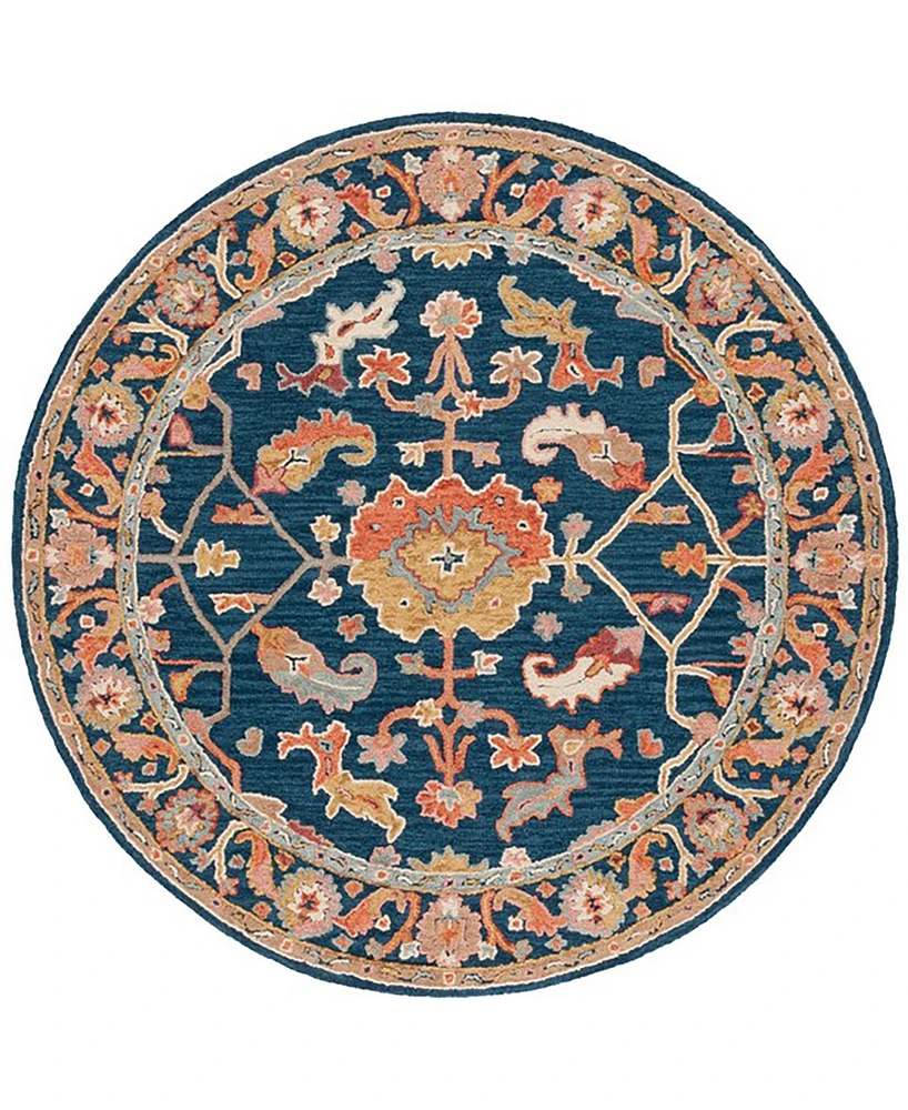 Safavieh Metro Ii MET328N 6'x6' Round Area Rug