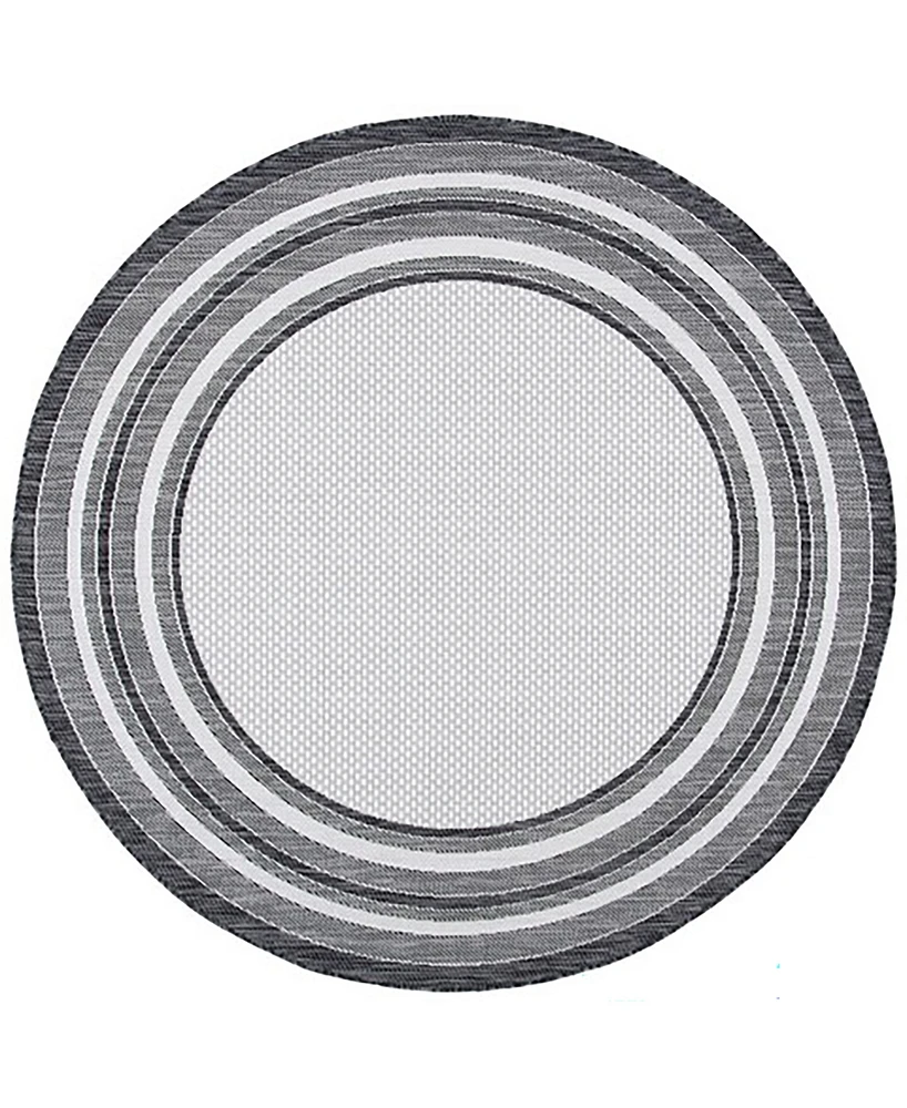 Safavieh Courtyard I CY84753712 4'x4' Round Area Rug