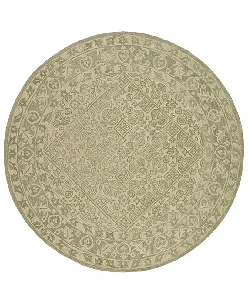 Safavieh Dip Dye DDY151Y 7'x7' Round Area Rug