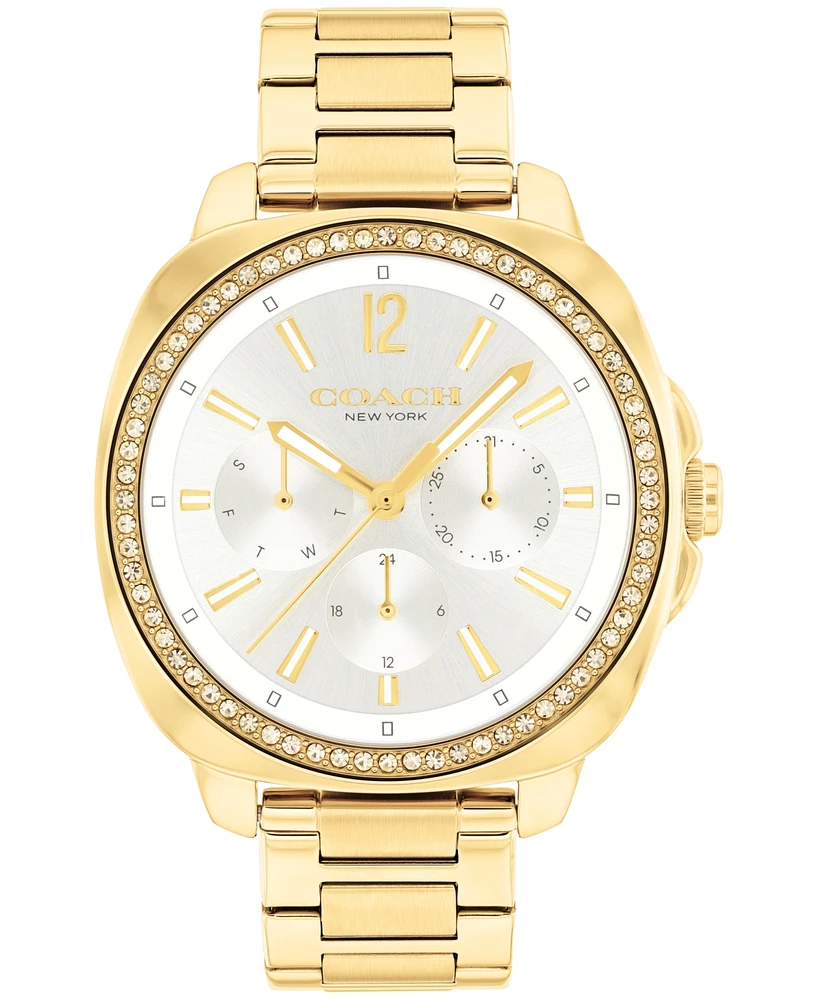 Coach Women's Kitt Gold-Tone Stainless Steel Bracelet Watch 38mm