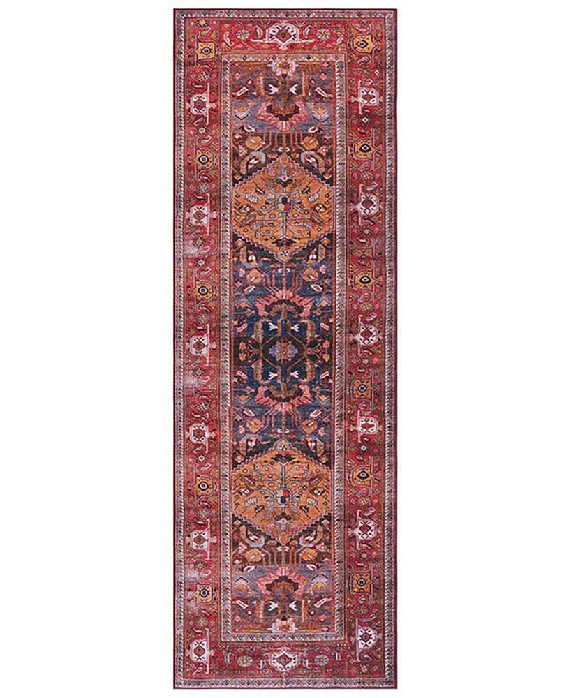 Safavieh Tucson Washable TSN127N 2'6"x8' Runner Area Rug