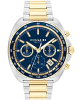 Coach Men's Charter Two-Tone Stainless Steel Bracelet Watch 44.5mm - Two