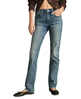 Lucky Brand Women's Curvy Mid Rise Sweet Straight-Leg Jeans