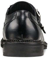 Karl Lagerfeld Paris Men's Double Buckle Monk Strap Wingtip Dress Shoes