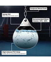 Sugift 21 Inch Water Punching Bag with Adjustable Metal Chain