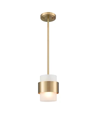 Moose Modern Adjustable Pendant Light Fixtures Over Kitchen Island Lighting Ceiling Hanging Metal Industrial Mini Cylinder Pendant Lighting Frosted Gl