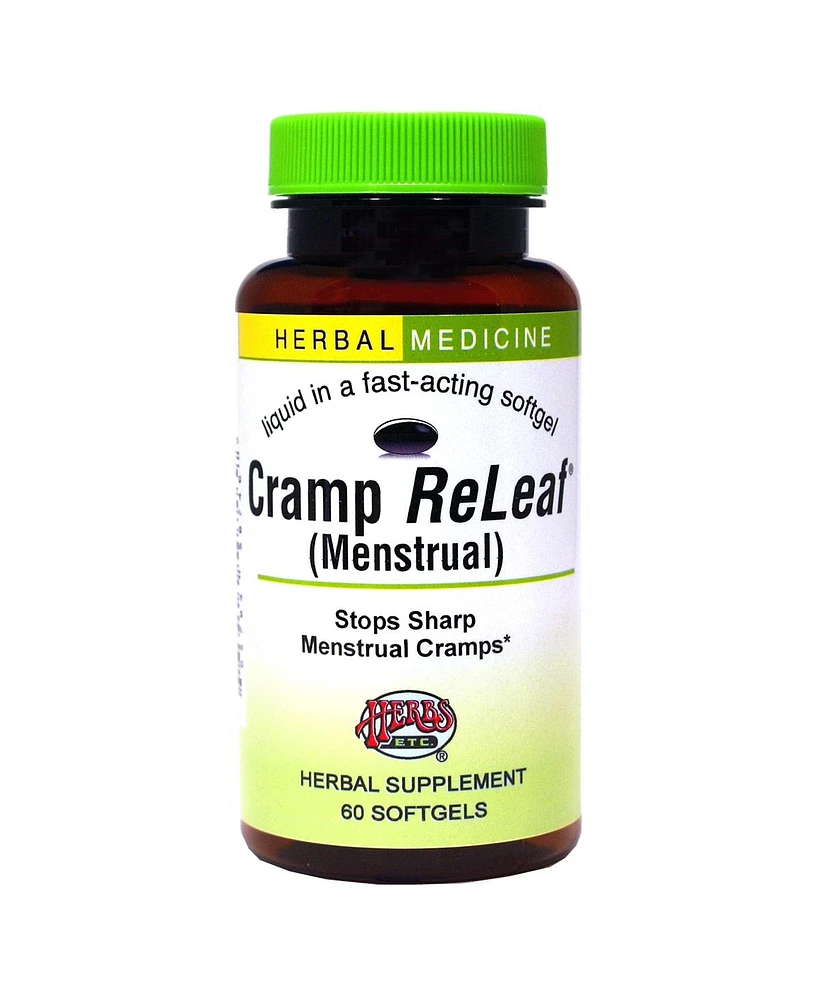 Trace Minerals Cramp ReLeaf (Menstrual) Softgels 60 ct. Herbs Etc.