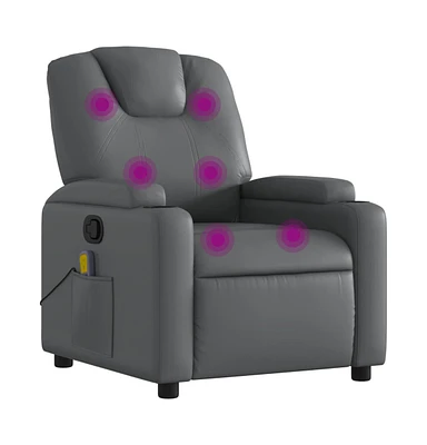 Massage Recliner Chair Faux Leather