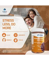 Trace Minerals Ashwagandha Gummies | Natural Stress Relief Gummies with Vitamin D | Natural Mood & Sleep Support for Men & Women | Immunity & Energy S