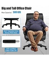 Sugift 400lb Pu Leather Massage Office Chair