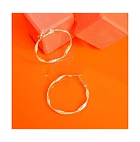 Sohi Women's Twist Hoop Earrings