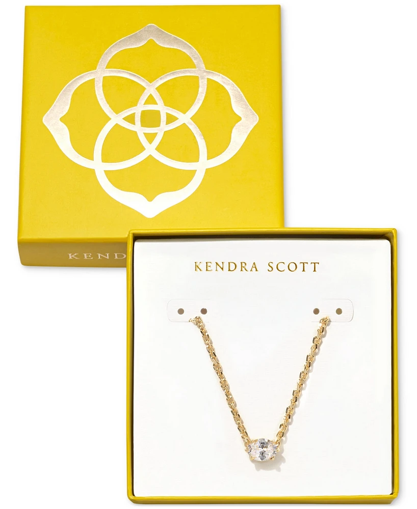 Kendra Scott 14k Gold-Plated Cubic Zirconia 19" Pendant Necklace