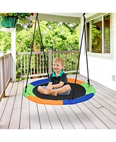 Costway 40'' Flying Saucer Tree Swing Indoor Outdoor Play Set Kids Gift