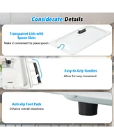 Givimo 2 in 1 Electric Warming Tray with Temperature Control