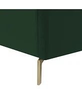 Inspired Home Kavion Velvet Platform Bed Full