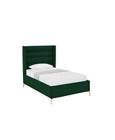 Inspired Home Kavion Velvet Platform Bed Full