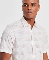 Alfani Men's Printed Short-Sleeve Shirt, Created for Macy's