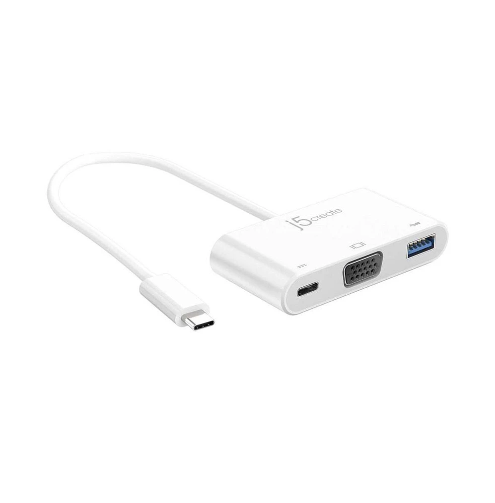 j5create JCA378 Usb Type-c to Vga & Usb 3.0 with Power Delivery