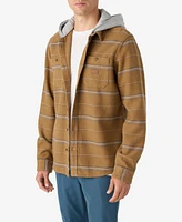 O'Neill Landmarked Stripe Hooded Flann Button Shirt