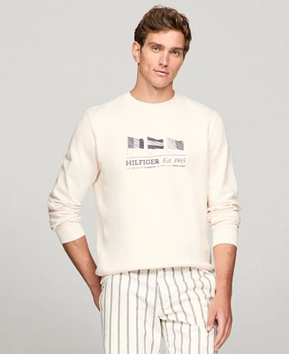 Tommy Hilfiger Men's Flags Logo Graphic Sweatshirt