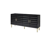 Hulala Home Kaletan Modern 63"Wide Sideboard with Adjustable Shelves