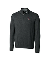 Cutter & Buck Men's Heather Charcoal Nc State Wolfpack Lakemont Quarter-Zip Pullover Sweater