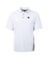 Cutter & Buck Men's White Cincinnati Bearcats Virtue Eco Pique Tile Polo