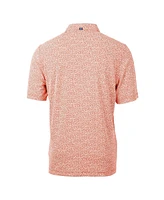 Cutter & Buck Men's Tennessee Volunteers Vault DryTec Virtue Eco Pique Botanical Print Polo