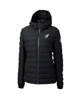 Cutter & Buck Women's Black Arizona Cardinals Mission Ridge Eco Insulated Full-Zip Hoodie Puffer Jacket