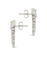 Sterling Forever Cameron Cubic Zirconia Stud Earrings