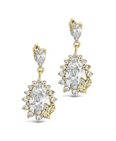 Sterling Forever Sienna Cubic Zirconia Statement Stud Earrings