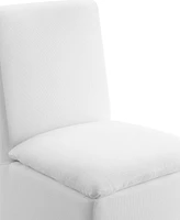 Abbyson Living 36" Wood Mara Stain-Resistant Fabric Dining Chair
