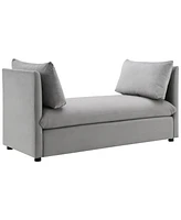 Abbyson Living Becca 28.5" Wood Upholstered Daybed