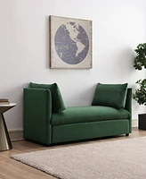 Abbyson Living Becca 28.5" Wood Upholstered Daybed