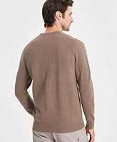 Alfani Men's Herringbone Crewneck Sweater, Created for Macy's