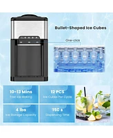Inolait Sugift Water Cooler Dispenser 3-in-1 with Built-in Ice Maker and 3 Temperature Settings