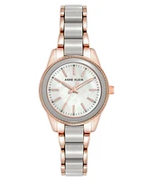 Anne Klein Women's Quartz Rose Gold-Tone Alloy Metal Watch, 30mm