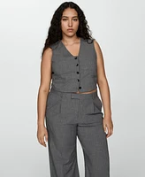 Mango Women's Pinstripe Suit Pants