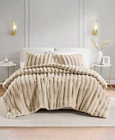 Madison Park Jasmine Faux Fur Reverse To Velvet Comforter Sets