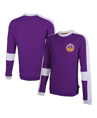 Stadium Essentials Men's and Women's Purple Los Angeles Sparks Half Time Long Sleeve T-Shirt