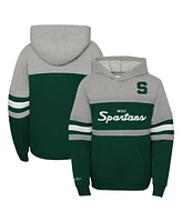 Mitchell & Ness Big Boys and Girls Green Michigan State Spartans Head Coach Hoodie
