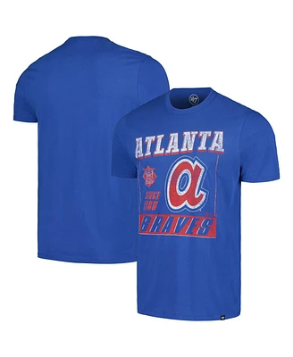 '47 Brand Men's Royal Atlanta Braves Outlast Franklin T-Shirt