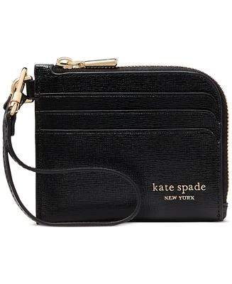 kate spade new york Devin Saffiano Leather Coin Card Case Wristlet