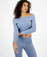 Guess Women's Nina Off-The-Shoulder Ribbed Sweater