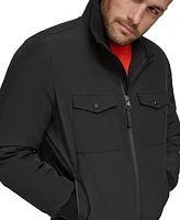 Calvin Klein Men's Flex Tech Water-Resistant Bomber Jacket