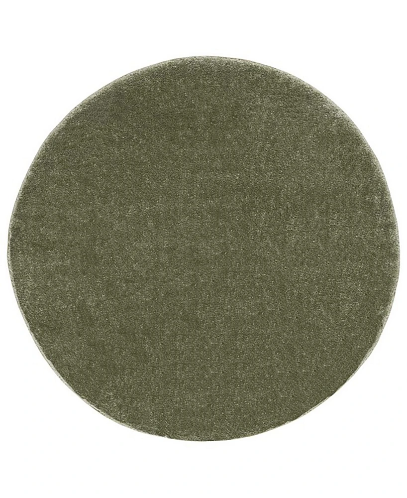 Safavieh Tahoe Shag THO670W 6'7"x6'7" Round Area Rug